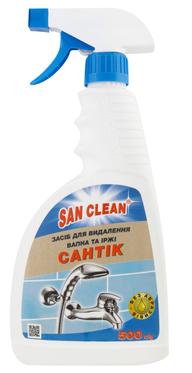 SAN CLEAN Сантік Д/видалення ВАПНА ТА ІРЖІ 500г розп N